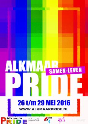 Alkmaar pride 2016 flyer